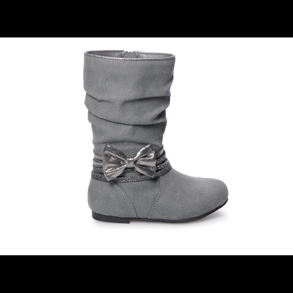 Jumping Beans Sahara Toddler Girls BLACK Boots - Picture 3 of 6